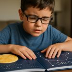 Popolnoma nova taktilna knjiga Orion prinaša astronomijo v življenje za otroke z motnjami vida